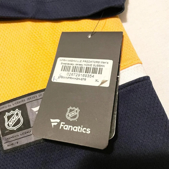 P K Subban Nashville Predators Fanatics Jersey Mens Size XL Stains - Picture 6 of 16